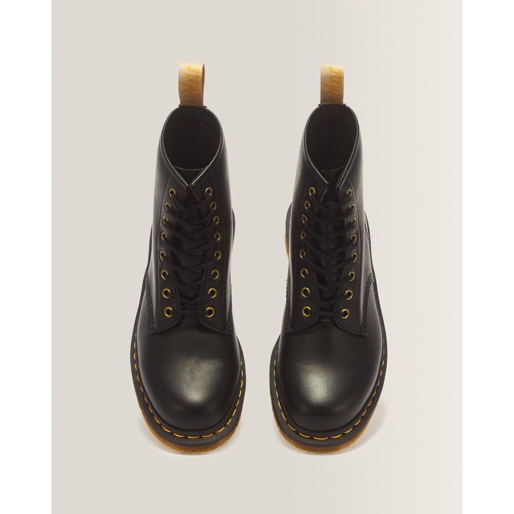 NEW Dr. Martens Vegan 1460 Felix Lace Up Boots Black Felix Rub Off 14045 - Picture 2 of 16